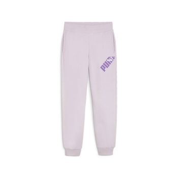 Spodnie dresowe damskie Puma POWER TR fioletowe 67789560