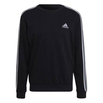 Bluza męska adidas ESSENTIALS FRENCH TERRY 3-STRIPES czarna GK9078