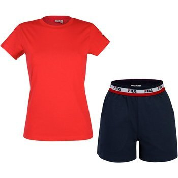 Piżama damska Fila JERSEY STRETCH WITH FRENCH TERRY PANT czerwona FPS4023-118