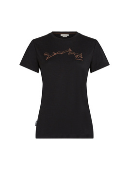 Koszulka damska Icebreaker MER 150 TECH LITE czarna IB0A579T001