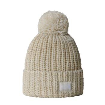 Czapka zimowa unisex The North Face COZY CHUNKY CABIN BEANIE beżowa NF0A887W86I