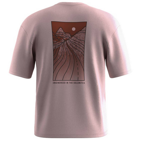 Koszulka męska Salewa EAGLE SUNSET LOOSE różowa 00-0000029150_6590