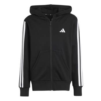 Bluza z kapturem dziecięca adidas ESSENTIALS czarna JD6494