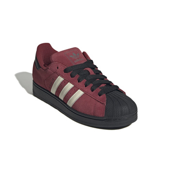 Buty sportowe męskie adidas SUPERSTAR II bordowe JQ3220