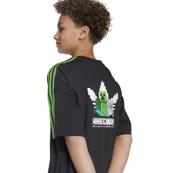 Koszulka dziecięca adidas MINECRAFT czarna JW7751