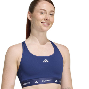 Stanik sportowy damski adidas TECHFIT granatowy JZ4968