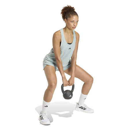 Tank top treningowy damski adidas TRAIN ESSENTIALS niebieski KC0339