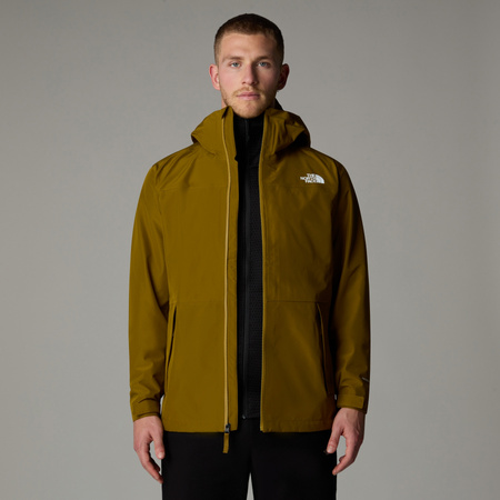 Kurtka wodoodporna męska The North Face DRYZZLE brązowa NF0A8AM51OB
