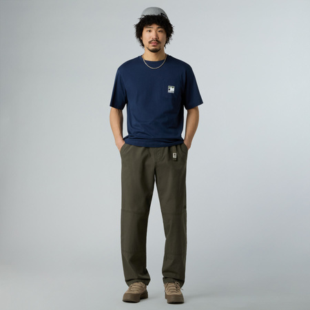 Koszulka męska The North Face MOUNTAIN LOGO RELAXED POCKET granatowa NF0A8E3M8K2