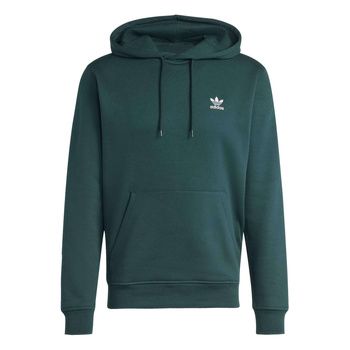 Bluza z kapturem męska adidas ESSENTIALS zielona JZ3589