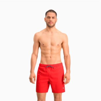 Kąpielówki męskie Puma SWIM MEDIUM LENGTH czerwone 90766002