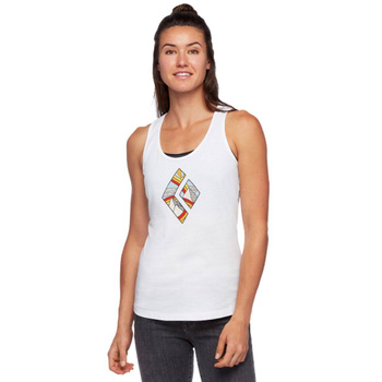 Tank top damski Black Diamond RAINBOW DIAMOND biały AP7300701006