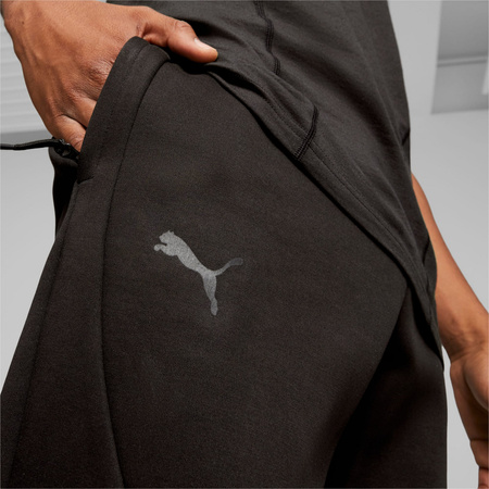 Spodnie dresowe męskie Puma HOOPS TEAM DIME czarne 67663901