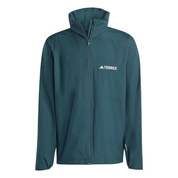 Kurtka wodoodporna męska adidas MULTI ESSENTIALS zielona JY0478