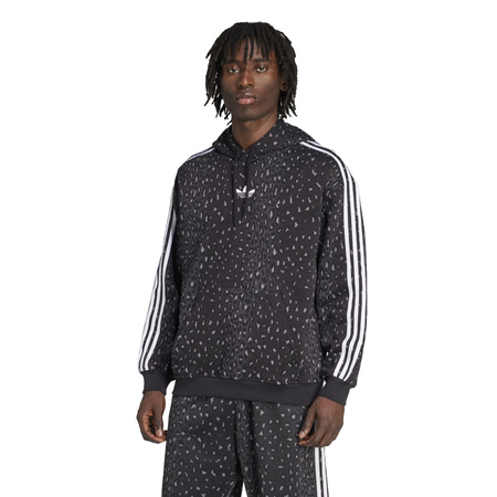 Bluza z kapturem męska adidas LEO czarna JV7561