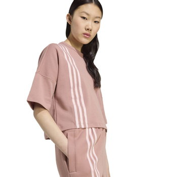 Koszulka damska adidas 3 STRIPES różowa JW3613