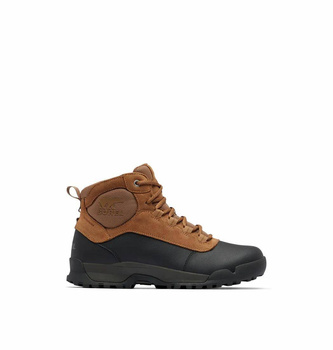 Buty zimowe męskie Sorel BUXTON LITE LACE WP brązowe 2047401286