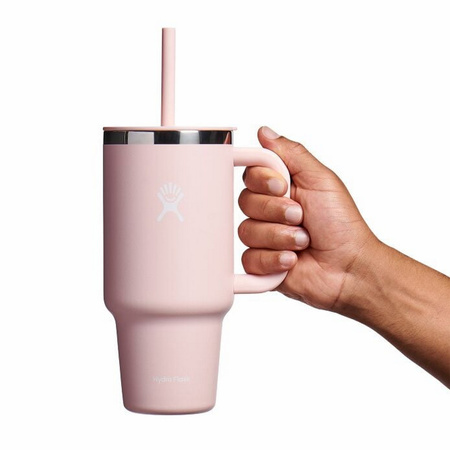 Kubek termiczny unisex Hydro Flask ALL AROUND TRAVEL TUMBLER 946 ML różowy TT32PSC678