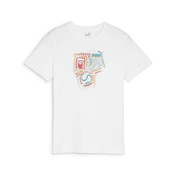 Koszulka chłopięca Puma GRAPHICS YEAR OF SPORTS biała 68029902