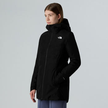 Parka z kapturem damska The North Face HIKESTELLER INSULATED czarna NF0A8DYWKX7