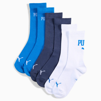 Skarpety unisex Puma LOGO CREW 3-PACK wielokolorowe 93863205