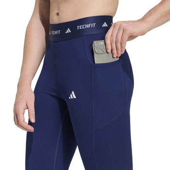 Legginsy treningowe damskie adidas TECHFIT niebieskie JZ0792