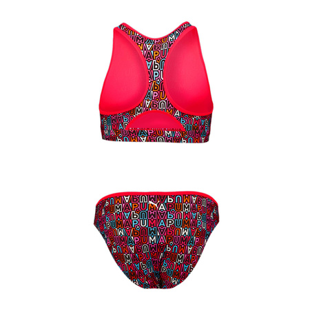 Kostium kąpielowy dziewczęcy Puma SWIM PRINTED wielokolorowy 94706201
