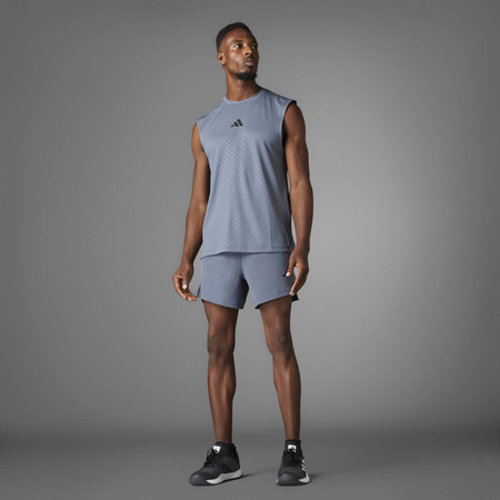 Spodenki treningowe męskie adidas POWER 3-STRIPES szare JE8236