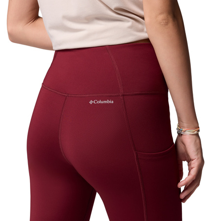 Legginsy damskie Columbia BOUNDLESS TREK bordowe 2033514624
