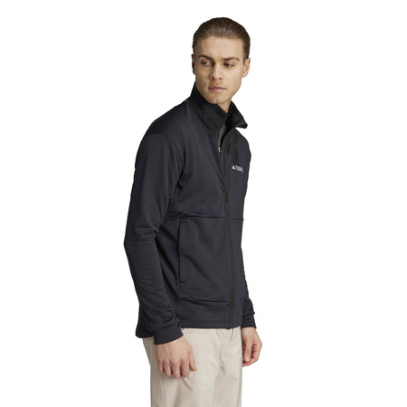 Bluza męska adidas TERREX MULTI LIGHT FLEECE FZ czarna IB1818