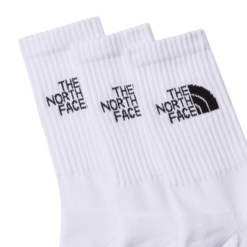 Skarpety unisex The North Face EVERYDAY STANDARD CREW 3-PACK białe NF0A8EKXFN4