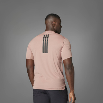 Koszulka treningowa męska adidas POWER 3-STRIPES różowa JI8217