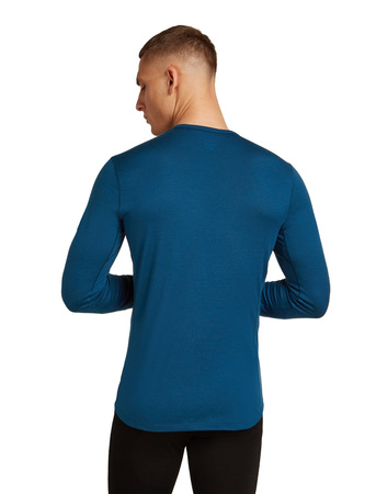 Longsleeve termiczny męski Icebreaker 200 OASIS niebieski IB1043650GP