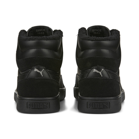 Buty sportowe męskie Puma SHUFFLE MID FUR czarne 38760901
