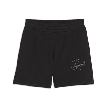 Spodenki damskie Puma ESS SCRIPT HIGH-WAIST 5 czarne 68498401