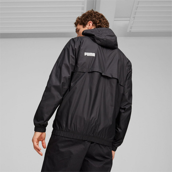 Kurtka z kapturem męska Puma ESS SOLID WINDBREAKER czarna 84748452