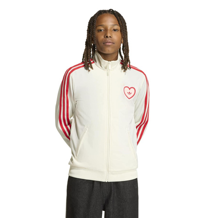 Bluza dresowa dziecięca adidas FIREBIRD beżowa KT0836