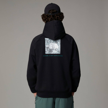 Bluza z kapturem męska The North Face RAGLAN BOX NSE TAILGRID INFILL czarna NF0A8C4X943