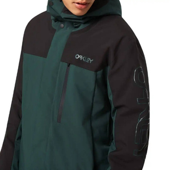 Kurtka narciarska męska Oakley TNP TBT zielona FOA403653-9MC
