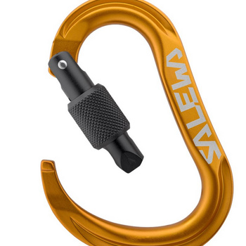 Karabinek wspinaczkowy unisex Salewa ORTLES HMS pomarańczowy 00-0000072002_4510