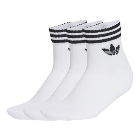 Skarpety unisex adidas 3-STRIPES 3-PACK białe JV7435