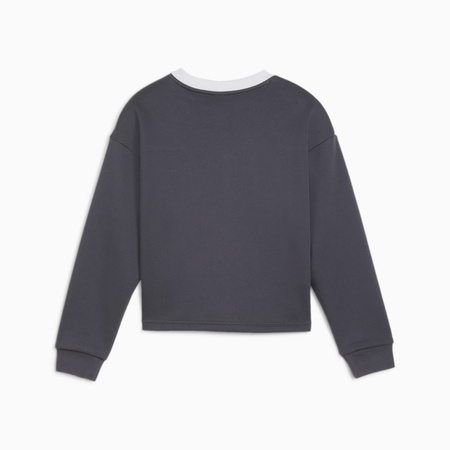 Bluza dziewczęca Puma POWER CREW FL szara 68178769