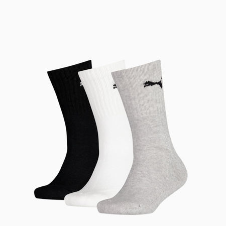 Skarpety dziecięce Puma JUNIOR SPORT CREW 3-PACK wielokolorowe 90795803