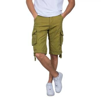 Spodenki męskie Alpha Industries JET zielone 191200-440
