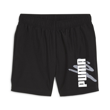Spodenki męskie Puma ESS+ LOGO LAB WOVEN czarne 67899001