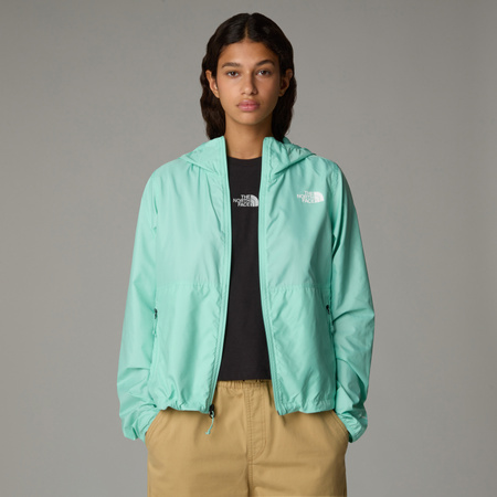 Kurtka z kapturem damska The North Face CYCLONE WND zielona NF0A8B6G6EI