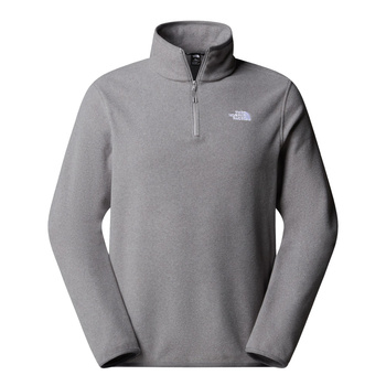 Polar męski The North Face GLACIER FLEECE 1/4 ZIP szary NF0A8D0QCQI