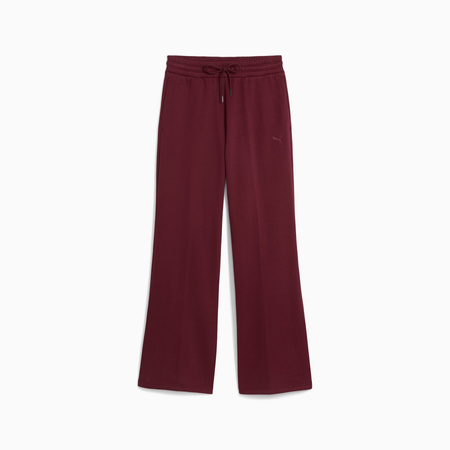 Spodnie dresowe damskie Puma HER COMFORT HW STRAIGHT FL fioletowe 63301096