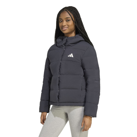 Kurtka puchowa damska adidas HELIONIC czarna JN2086