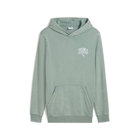 Bluza z kapturem męska Puma CLASS WASHED TR zielona 68464130